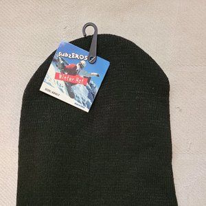 SUBZERO UNISEX BLACK BEANIE
